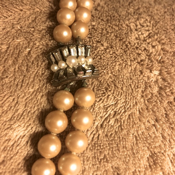 Vintage double strand pearl necklace - Picture 3 of 5
